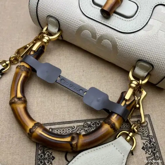 First bag ru bag with Bamboo handle Small top Gucci 0616